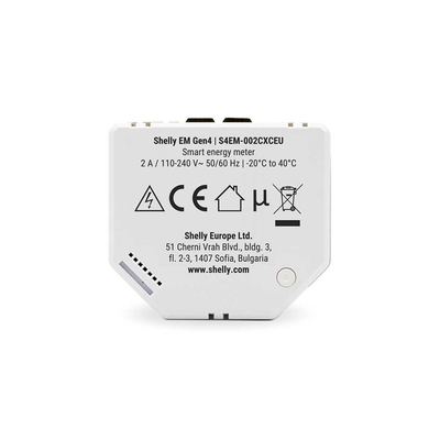 3800238070779 | Shelly EM Gen4 | EAN 3800238070779 (1 x 50A CT περιλαμβάνεται)