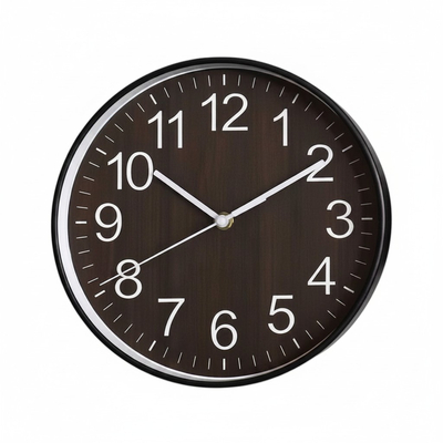 Ρολόι τοίχου - 250mm - 025048 - Dark Brown