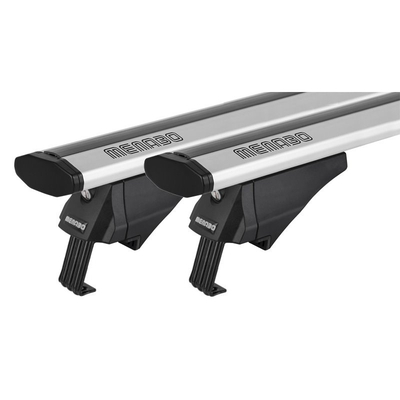 MENABO ΜΠΑΡΕΣ ΟΡΟΦΗΣ ΑΛΟΥΜΙΝΙΟΥ BLADE M SILVER 118 cm ΜΕ ΑΚΡΑ ALFA HIGH ΓΙΑ Citroen C4 Cactus 5 doors 2014>2018 ΜΕ FLUSH RAILS - 2 ΤΕΜ. (12920/MB)