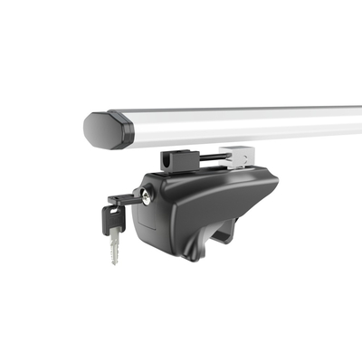 MENABO ΜΠΑΡΕΣ ΟΡΟΦΗΣ ΑΛΟΥΜΙΝΙΟΥ BLADE L SILVER 127 cm ΜΕ ΑΚΡΑ GAMMA FLAT ΓΙΑ Mini Countryman (U25) 5 doors 2023> ΜΕ FLUSH RAILS - 2 ΤΕΜ. (14070/MB)