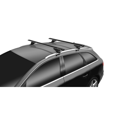 MENABO ΜΠΑΡΕΣ ΟΡΟΦΗΣ ΑΛΟΥΜΙΝΙΟΥ LEOPARD XL BLACK 135 cm ΣΕ ΜΑΥΡΟ ΧΡΩΜΑ ΓΙΑ Senova X35 5 doors 2016> ME FLUSH RAILS - 2 ΤΕΜ. (12360/MB)
