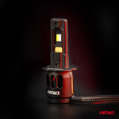 AMiO - Λάμπες LED F26 Pro Series H3 12/24V 68W 2900-3550lm 6.000K Full Can-Bus Plug&Play - 2 Τεμ. (04870/AM)