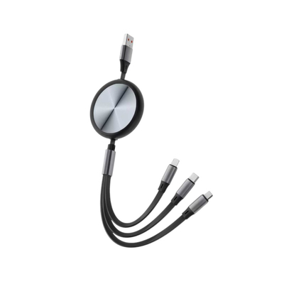 Πτυσσόμενο καλώδιο φόρτισης & data 3in1 - Fast Charge - EC6 - 1.2m - 220350