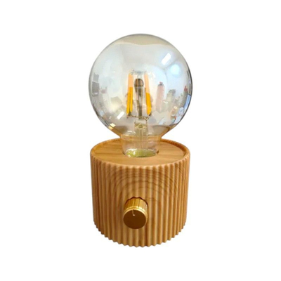 Επαναφορτιζόμενη επιτραπέζια λάμπα LED με Dimmer - YH008 - 817452 - Light Brown