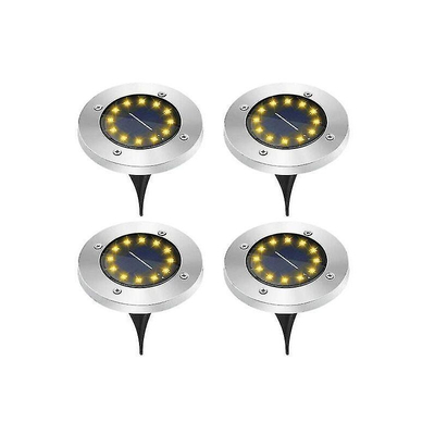 Ηλιακό φωτιστικό κήπου LED - Καρφωτό - 4pcs - 12LED - 431060