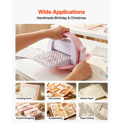 Χαρτί για Scrapbooking VEVOR, 72 φύλλα, ανάμεικτο ειδικό χαρτί 152 mm για μηχανή κοπής και ανάγλυφης εκτύπωσης VEVOR, ζωηρό χρώμα, σχέδιο με σχέδια για διακοσμήσεις, scrapbooking, κατασκευή καρτών και χειροτεχνίες DIY