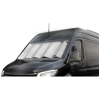 Lampa – Ηλιοπροστασία Εσωτερική Παρμπρίζ Van Deluxe Series L (Μαύρη/Ματ 85 x 160 cm), Κορυφαία Θερμική Ασπίδα Προστασίας για το Ταμπλό και την Καμπίνα του Επαγγελματικού σας Οχήματος - 1 Τεμ. (L6682.5)