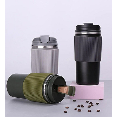 Φορητό παγούρι-θερμός - 500ml - 413388 - Grey