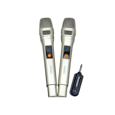 Σετ 2 ασύρματα μικρόφωνα - KMS-904MC - 509045 - Gold