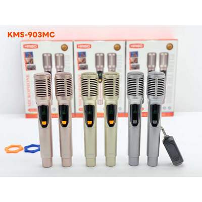 Σετ 2 ασύρματα μικρόφωνα - KMS-903MC - 509038 - Gold