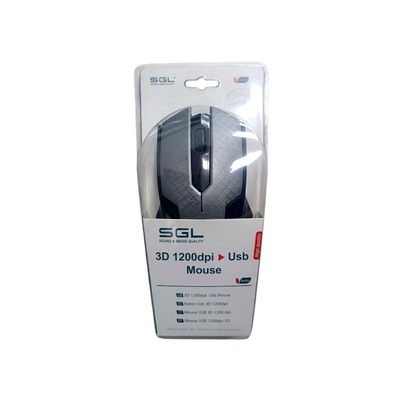 Ενσύρματο ποντίκι Η/Υ - K201 - 098937 - Grey