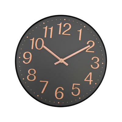 Ρολόι τοίχου - 732 - 130208 - Black/Rose Gold