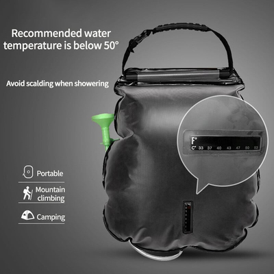 Φορητή ηλιακή ντουζιέρα camping - YB4003 - 20L - 181727 - Black