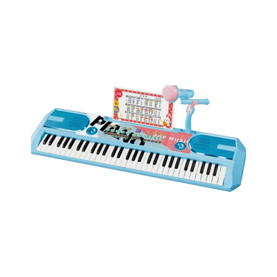 Παιδικό αρμόνιο με μικρόφωνο - 808-19B - 233070 - Blue
