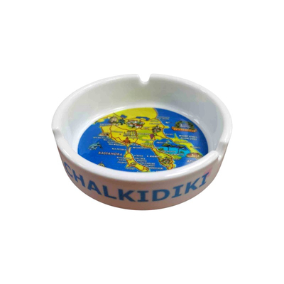 Σταχτοδοχείο Souvenir γυάλινο - Halkidiki - 612527
