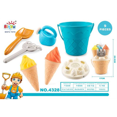 Σετ παιχνίδια παραλίας - 9pcs - 4328 - 232329