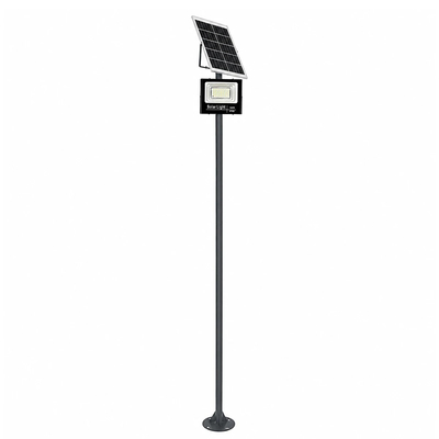 GLOBOSTAR® HELIOS-280 GLB-000-0003 Μεταλλικός Γαλβανισμένος Στύλος Φωτισμού για Φωτοβολταϊκό Προβολέα Εξωτερικού Χώρου - RAL 7016 Γκρι Ανθρακί - Μ35 × Π25 × Υ280cm