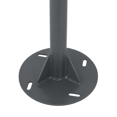 GLOBOSTAR® HELIOS-280 GLB-000-0003 Μεταλλικός Γαλβανισμένος Στύλος Φωτισμού για Φωτοβολταϊκό Προβολέα Εξωτερικού Χώρου - RAL 7016 Γκρι Ανθρακί - Μ35 × Π25 × Υ280cm