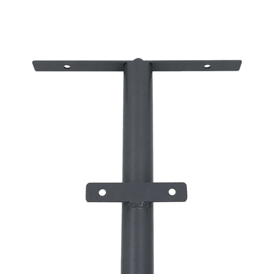 GLOBOSTAR® HELIOS-280 GLB-000-0003 Μεταλλικός Γαλβανισμένος Στύλος Φωτισμού για Φωτοβολταϊκό Προβολέα Εξωτερικού Χώρου - RAL 7016 Γκρι Ανθρακί - Μ35 × Π25 × Υ280cm