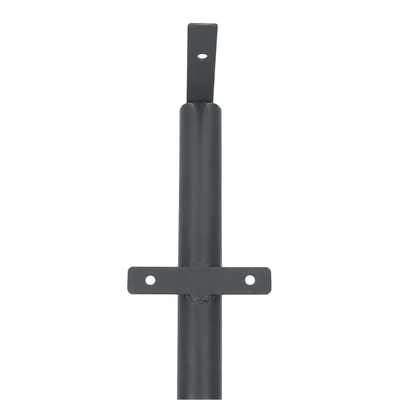GLOBOSTAR® HELIOS-280 GLB-000-0003 Μεταλλικός Γαλβανισμένος Στύλος Φωτισμού για Φωτοβολταϊκό Προβολέα Εξωτερικού Χώρου - RAL 7016 Γκρι Ανθρακί - Μ35 × Π25 × Υ280cm