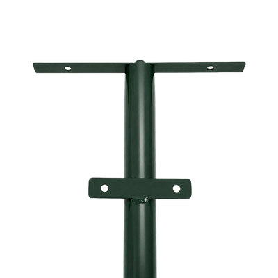 GLOBOSTAR® HELIOS-280 GLB-000-0006 Μεταλλικός Γαλβανισμένος Στύλος Φωτισμού για Φωτοβολταϊκό Προβολέα Εξωτερικού Χώρου - RAL 6009 Κυπαρίσσι Ματ - Μ35 × Π25 × Υ280cm