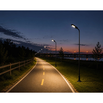 GLOBOSTAR® URBANO-280 GLB-000-0008 Μεταλλικός Γαλβανισμένος Στύλος Φωτισμού για Φωτοβολταϊκό Φωτιστικό Δρόμου Εξωτερικού Χώρου - RAL 9005 Μαύρο Ματ - Μ84 x Π25 x Υ280cm