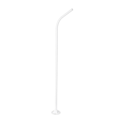 GLOBOSTAR® URBANO-280 GLB-000-0010 Μεταλλικός Γαλβανισμένος Στύλος Φωτισμού για Φωτοβολταϊκό Φωτιστικό Δρόμου Εξωτερικού Χώρου - RAL 9016 Λευκό Ματ - Μ84 x Π25 x Υ280cm