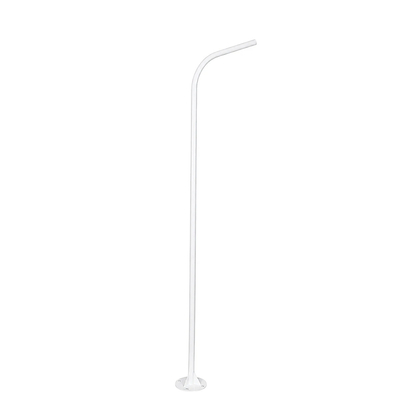 GLOBOSTAR® URBANO-280 GLB-000-0010 Μεταλλικός Γαλβανισμένος Στύλος Φωτισμού για Φωτοβολταϊκό Φωτιστικό Δρόμου Εξωτερικού Χώρου - RAL 9016 Λευκό Ματ - Μ84 x Π25 x Υ280cm