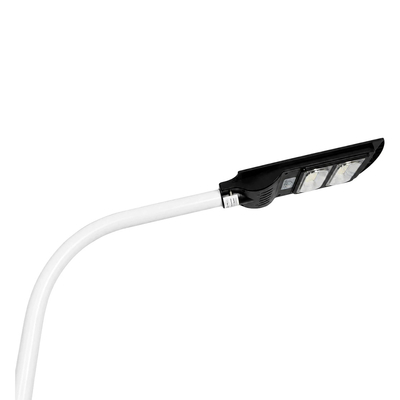 GLOBOSTAR® URBANO-280 GLB-000-0010 Μεταλλικός Γαλβανισμένος Στύλος Φωτισμού για Φωτοβολταϊκό Φωτιστικό Δρόμου Εξωτερικού Χώρου - RAL 9016 Λευκό Ματ - Μ84 x Π25 x Υ280cm