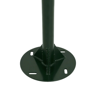 GLOBOSTAR® URBANO-280 GLB-000-0012 Μεταλλικός Γαλβανισμένος Στύλος Φωτισμού για Φωτοβολταϊκό Φωτιστικό Δρόμου Εξωτερικού Χώρου - RAL 6009 Κυπαρίσσι Ματ - Μ84 x Π25 x Υ280cm