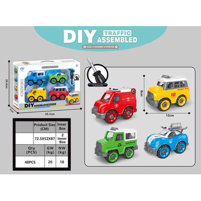 Σετ συναρμολογούμενα οχήματα - 858-32DIY - 413117