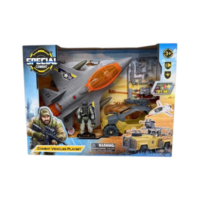 Σετ πολεμικό αεροσκάφος & αξεσουάρ - K3109-11 - 232599