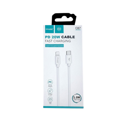 Καλώδιο Lightning to Type-C - 20W - 1m - C87 - 872402_20W