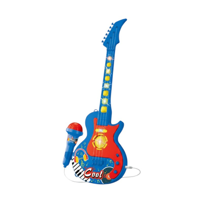 Παιδική ηλεκτρονική κιθάρα με μικρόφωνο - 53502 - 233059