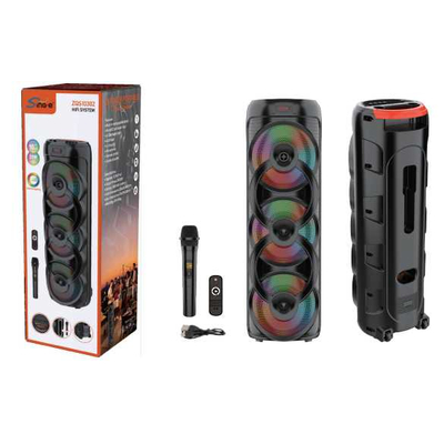 Φορητό ηχείο subwoofer με μικρόφωνο Karaoke - ZQS-10302 - 103026