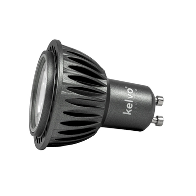 kelvo® KYRON 3° KLV-103-0001 Σποτ GU10 MR16 LED 3W 300lm CRI (Ra) ≥ 90 3° AC 220-240V IP20 Ultra Θερμό Λευκό 1800K Dimmable - CREE XPE Chip - Γκρι Ανθρακί Ματ - Μ5 x Π5 x Υ6cm - 3 Χρόνια Εγγύηση