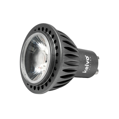 kelvo® KYRON 10° KLV-103-0004 Σποτ GU10 MR16 LED 5W 550lm CRI (Ra) ≥ 90 10° AC 220-240V IP20 Θερμό Λευκό 2700K Dimmable - CREE CXA Chip - Γκρι Ανθρακί Ματ - Μ5 x Π5 x Υ6cm - 3 Χρόνια Εγγύηση
