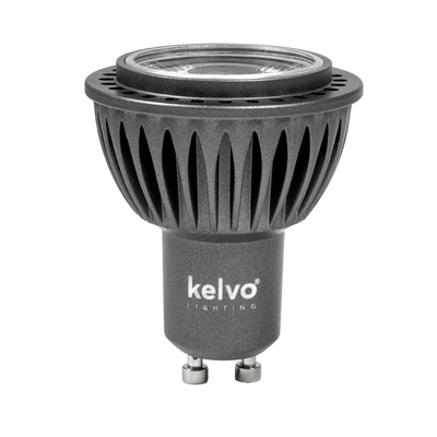 kelvo® KYRON 10° KLV-103-0004 Σποτ GU10 MR16 LED 5W 550lm CRI (Ra) ≥ 90 10° AC 220-240V IP20 Θερμό Λευκό 2700K Dimmable - CREE CXA Chip - Γκρι Ανθρακί Ματ - Μ5 x Π5 x Υ6cm - 3 Χρόνια Εγγύηση