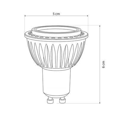 kelvo® KYRON 10° KLV-103-0004 Σποτ GU10 MR16 LED 5W 550lm CRI (Ra) ≥ 90 10° AC 220-240V IP20 Θερμό Λευκό 2700K Dimmable - CREE CXA Chip - Γκρι Ανθρακί Ματ - Μ5 x Π5 x Υ6cm - 3 Χρόνια Εγγύηση