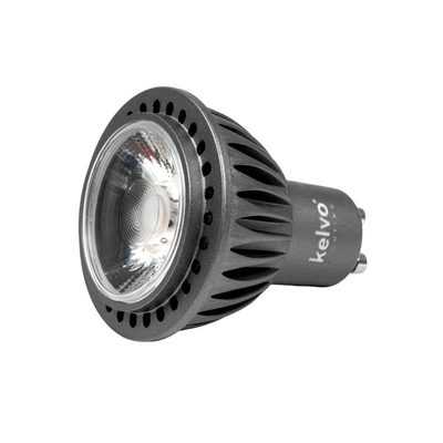 kelvo® KYRON 10° KLV-103-0006 Σποτ GU10 MR16 LED 7W 770lm CRI (Ra) ≥ 90 10° AC 220-240V IP20 Θερμό Λευκό 2700K Dimmable - CREE CXA Chip - Γκρι Ανθρακί Ματ - Μ5 x Π5 x Υ6cm - 3 Χρόνια Εγγύηση