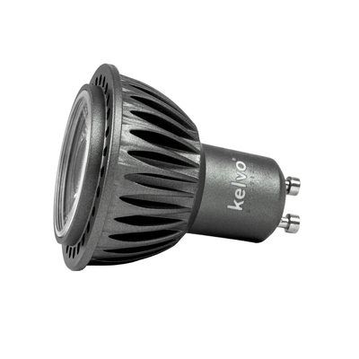 kelvo® KYRON 10° KLV-103-0007 Σποτ GU10 MR16 LED 7W 840lm CRI (Ra) ≥ 90 10° AC 220-240V IP20 Φυσικό Λευκό 4500K Dimmable - CREE CXA Chip - Γκρι Ανθρακί Ματ - Μ5 x Π5 x Υ6cm - 3 Χρόνια Εγγύηση