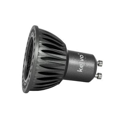 kelvo® KYRON DARK 60° KLV-103-0009 Σποτ GU10 MR16 με Honeycomb Anti-Glare Reflector LED 7W 770lm CRI (Ra) ≥ 90 60° AC 220-240V IP20 Θερμό Λευκό 2700K Dimmable - Bridgelux COB Chip - Γκρι Ανθρακί & Μαύρο Ματ - Μ5 x Π5 x Υ5.7cm - 3 Χρόνια Εγγύηση