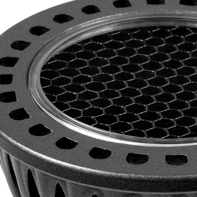 kelvo® KYRON DARK 36° KLV-103-0010 Σποτ GU10 MR16 με Honeycomb Anti-Glare Reflector LED 7W 840lm CRI (Ra) ≥ 90 36° AC 220-240V IP20 Φυσικό Λευκό 4500K Dimmable - Bridgelux COB Chip - Γκρι Ανθρακί & Μαύρο Ματ - Μ5 x Π5 x Υ5.7cm - 3 Χρόνια Εγγύηση