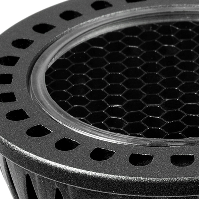 kelvo® KYRON DARK 60° KLV-103-0011 Σποτ GU10 MR16 με Honeycomb Anti-Glare Reflector LED 7W 840lm CRI (Ra) ≥ 90 60° AC 220-240V IP20 Φυσικό Λευκό 4500K Dimmable - Bridgelux COB Chip - Γκρι Ανθρακί & Μαύρο Ματ - Μ5 x Π5 x Υ5.7cm - 3 Χρόνια Εγγύηση