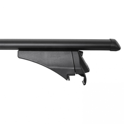 Menabo - Μπάρες Οροφής Αλουμινίου τύπου Tiger XL Black Για Audi Q5 (8R) 11/2008 > 02/2017 5πορτο SUV Για Flush Rails Μήκος 131.5cm - 1 σετ. (8600/MB)