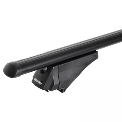 MENABO ΜΠΑΡΕΣ ΟΡΟΦΗΣ ΑΛΟΥΜΙΝΙΟΥ TIGER XL Black 131.5 cm ΣΕ ΜΑΥΡΟ ΧΡΩΜΑ ΓΙΑ Ford Focus III Station Wagon 5 doors 2011>2018 ΜΕ FLUSH ή RAISED RAILS - 2 ΤΕΜ. (8600/MB)