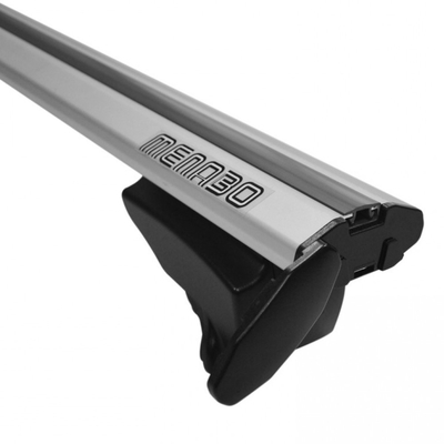 MENABO ΜΠΑΡΕΣ ΟΡΟΦΗΣ ΑΛΟΥΜΙΝΙΟΥ LINCE SILVER 120 cm ΣΕ ΑΣΗΜΙ ΧΡΩΜΑ ΓΙΑ Ford Tourneo Courier 2023> ΜΕ RAISED RAILS - 2 ΤΕΜ. (8890/MB)