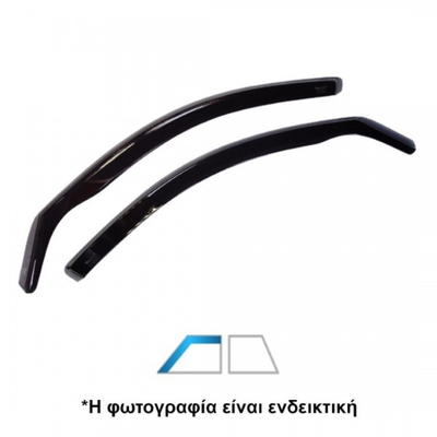 Heko - Ανεμοθραύστες για Chery Tiggo 4 2024 > 5πορτο / SUV Ζευγάρι Αυτοκινήτου Από Εύκαμπτο Φιμέ Πλαστικό - 2 τεμ. (ΑΝΕΜ.25412)