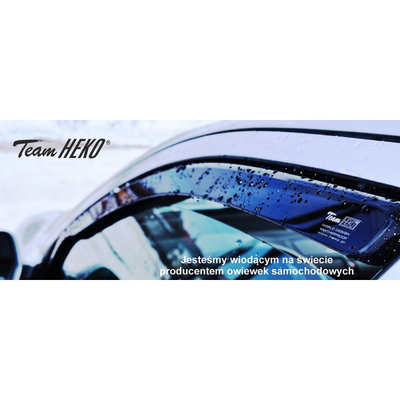 Heko - Ανεμοθραύστες για Chery Tiggo 4 2024 > 5πορτο / SUV Ζευγάρι Αυτοκινήτου Από Εύκαμπτο Φιμέ Πλαστικό - 2 τεμ. (ΑΝΕΜ.25412)