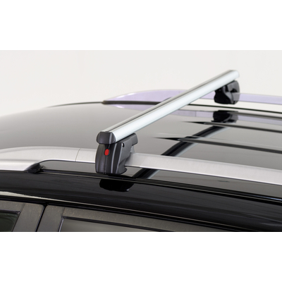 MENABO ΜΠΑΡΕΣ ΟΡΟΦΗΣ ΑΛΟΥΜΙΝΙΟΥ SHERMAN XL SILVER 135 cm ΣΕ ΑΣΗΜΙ ΧΡΩΜΑ ΓΙΑ Citroen C5 Aircross 5 doors 2017> ΜΕ RAISED RAILS (Παράλληλες Μπάρες με Κενό) - 2 ΤΕΜ. (9470/MB)